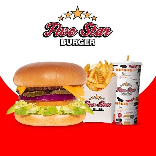 5.Avocado Burger Combo.